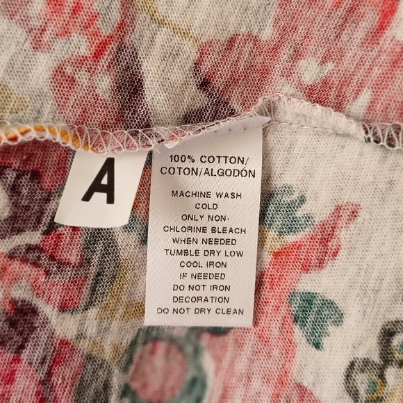 NWOT LOFT Floral Print Cotton Top, size XS - Picture 5 of 8